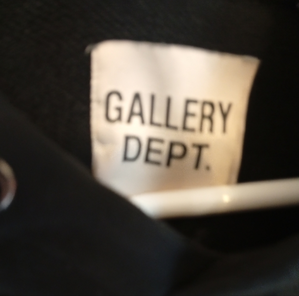 Gallery Dept Black Hooded Sweatshirt - Men - Picture 6 of 8